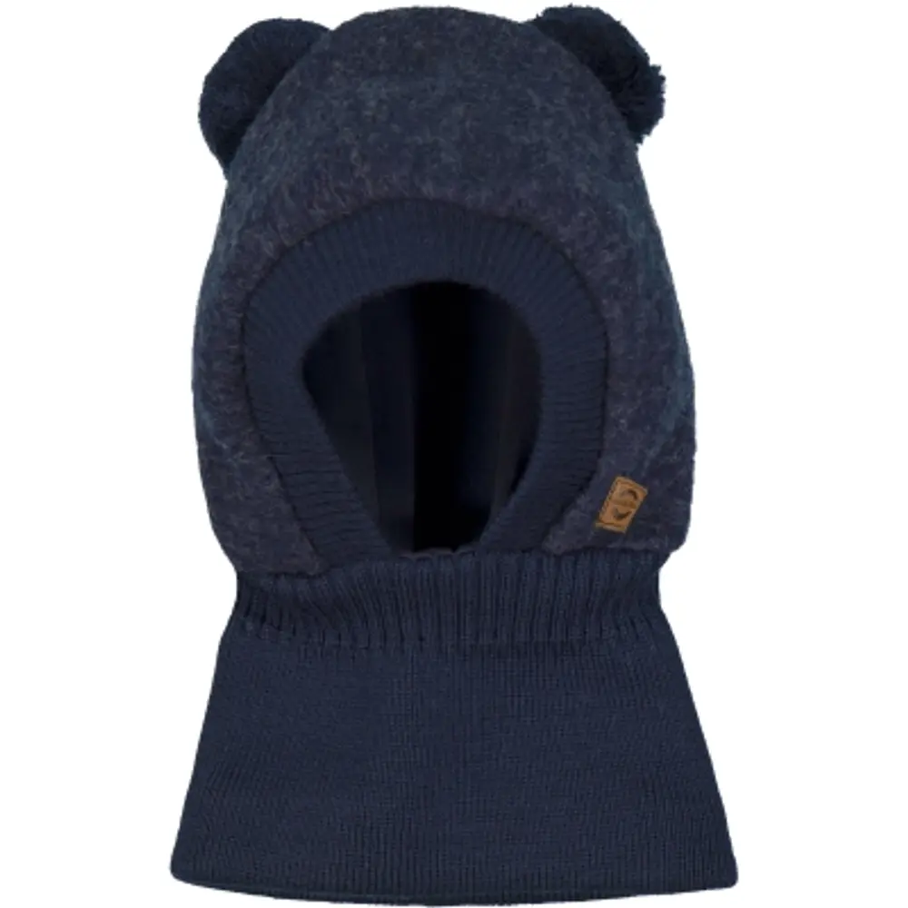 Uld Balaclava w Strik - BLUE NIGHTS - 62/68 Uld Balaclava w Strik - BLUE NIGHTS - 62/68