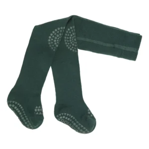 Uld Kravle Strømpebukser - Forrest green - 12-18M