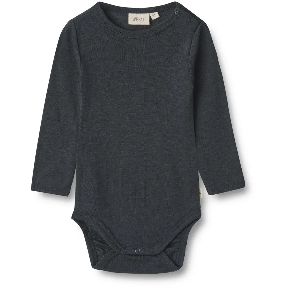 Uld body langærmet Lucca - Navy - 56 Uld body langærmet Lucca - Navy - 56