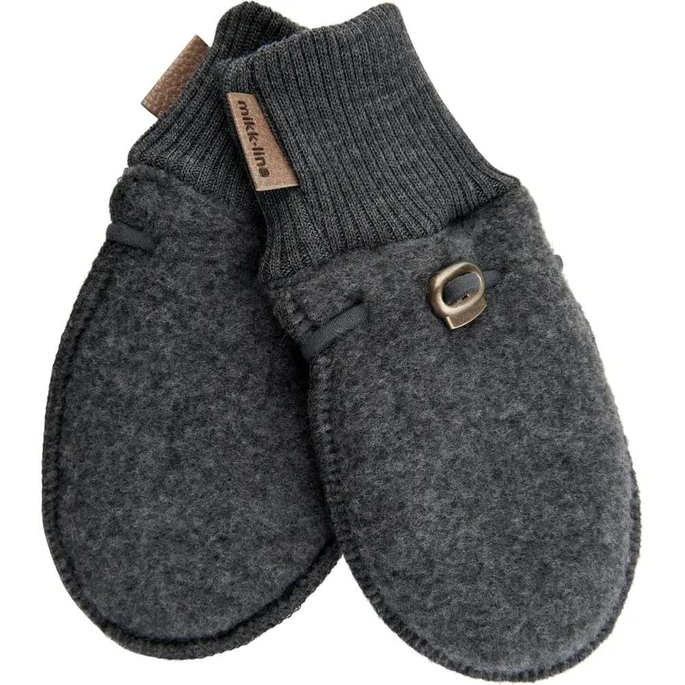 Uld vanter - Anthracite Melange - 74/80 Uld vanter - Anthracite Melange - 74/80