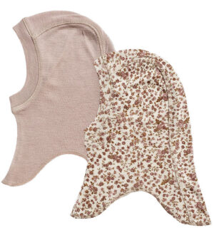 Wheat Elefanthue - 2-pak - Uld - Felix - Rose Flowers