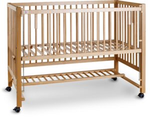 tiSsi XXL Bedside Crib HAJO 120x60, Natur
